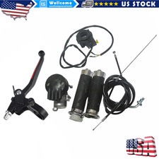 Carburetor Handlebar Throttle Grips Kit For 49 66 80cc Motorized Bicycle Bike. picture