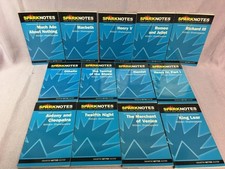 Lot of 13 ALL SHAKESPEARE Sparknotes Study Guides;Richard III,Macbeth,Henry V... picture
