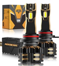 AUXBEAM Canbus 9012 HIR2 120W LED Headlight Bulbs High/Low Beam 6500K 25000LM GX picture