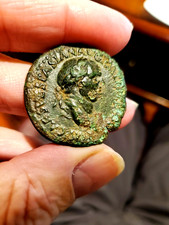 ROMAN EMPIRE VESPASIAN BRONZE SESTERTIUS 69-79 AD ~ VICTORIA AUGUSTI REV JUDAEA picture
