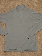 Lululemon Metal Vent Half Zip Blue Aqua Large picture