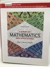 A Survey of Mathematics with Applications RENTAL EDITION (11th Edition) picture