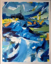 Original oil painting, Huge size 24