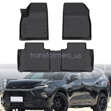 TPE 3D Model Floor Mats Liners All-Weather 3PCS For 2019-2025 Chevrolet Blazer picture