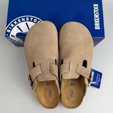 NEW Birkenstock Boston Suede Leather Soft Footbed Unisex Shoes Select Sizes picture