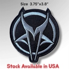 Mudvayne Patch Embroidered Sew On Band Gray Logo Heavy Nu Metal Hard Rock picture