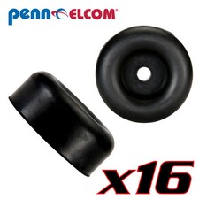 Sixteen Pack Penn Elcom 9106 Rubber Cabinet Foot 2.5