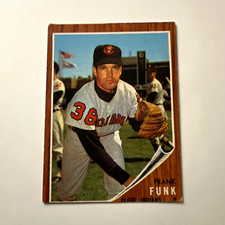 Topps 1962 High # Frank Funk #587 picture