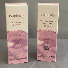 Evanhealy Skin Care Set Sea Algae/Pomegranate Vitality Serum 0.5oz 15ml LOT of 2 picture