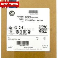 2025-2026 New Factory Sealed Allen-Bradley 25B-D6P0N104 525 2.2kW 3Hp AC Drive picture