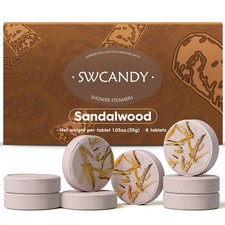 SWCANDY Sandalwood Shower Steamers 8 Pack picture