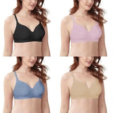 Bali DF3643 Women's Comfort Revolution Floral Jacquard T-Shirt Wirefree Bra  NEW picture