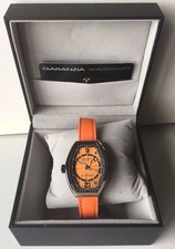 Montres De Luxe Women's EXL 9203 Estremo Quartz orange Dial Watch new $1400 picture