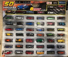 Maisto Diecast Toy Car Set, 50 pc. NEW picture