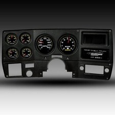 1973-1987 Chevy Truck Analog gauge cluster replacement, Black Faceplate picture