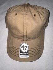 Blank / Plain ‘47 Brand Classics Clean Up Hat - Brand New - Khaki picture