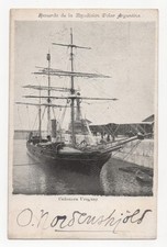 ARGENTINA 1903 ANTARCTIC EXPEDITION POSTCARD AUTOGRAPHED OTTO NORDENSKJOLD picture