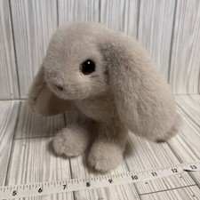 Douglas Plush Small 7” Cream Bunny Rabbit Floppy Ears Stuffed Animal Toy Lovey picture