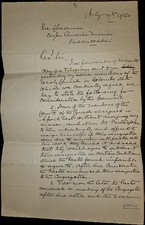 1920 Ceylon Mission Letter Araly Church Conflict | Sri Lanka Colonial Protestant picture