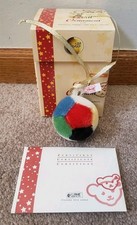 STEIFF Gym Ball Mohair Ornament 2006 w Box Limited Edition 037429 picture