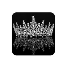 COCIDE Tiara and Crown for Women Crystal Queen 1Pcs, T1,Silver picture