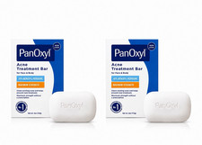2PACK PanOxyl Acne Treatment Bar 10% Benzoyl Peroxide – Maximum Strength – 4 oz picture