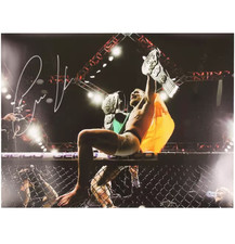 Conor McGregor Signed UFC Fighting Print Size 16″ x 20″ with Beckett COA picture