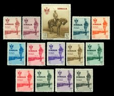 Italian Colonies - SOMALIA 1935 King Victor Emmanuel & horse Sc# B38-B51 mint MH picture