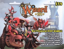 Wizard 101 Battlemage Keep Bundle picture