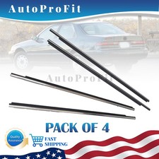 NEW 4PCS 7572033040 Car Weatherstrip Window Seal For Toyota Camry 1997-2001 US picture