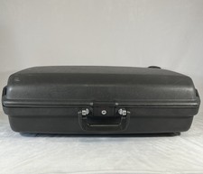 Vintage Samsonite Hardshell Trio GLS Rolling Suitcase Black Travel Luggage picture