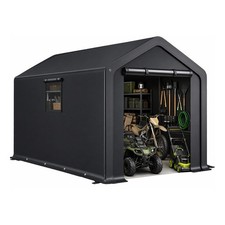 Outdoor Portable Storage Shed Heavy Duty Bike Tent /w Zipper Waterproof Carport picture