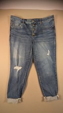 Women's Maurices Everflex High-Rise Button Fly Jean Size 16 picture