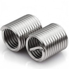 NACX M6 x 1mm x 1.5D Helicoil Wire Inner Thread Inserts, M6*1*1.5d, Silver picture