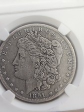 1891-CC Morgan Silver Dollar Carson City picture