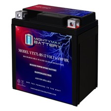 Mighty Max YTX7L-BS Battery for Honda Yamaha Kawasaki Motorcycle ATV Battery picture