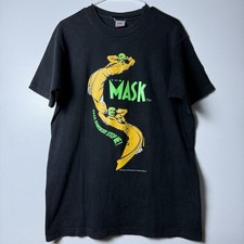 Vintage 1995 The Mask T Shirt Jim Carrey Movie Promo Single Stitch Medium Rare picture