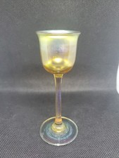L.C.T. Louis Comfort Tiffany Favrile Antique Victorian Art Glass Cordial 15705 picture