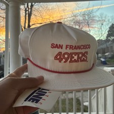 Vintage RARE Pro Line 90s Embroidered San Francisco 49ers Hat NFL SnapBack READ picture