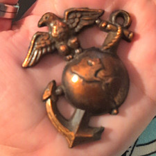 US Marine Corps Eagle Globe and Anchor  Wall Plack. Small. picture