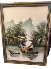mcm original oil painting signed picture