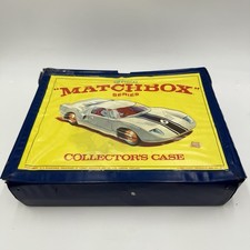 Vintage 1968 Official Lesney Matchbox Deluxe Collector Case Full Of Lesney Cars picture