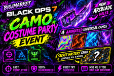 Camo Costume Party Event LTM ALL REWARDS AND CAMOS CARRY BLACK OPS 7 FASTEST picture