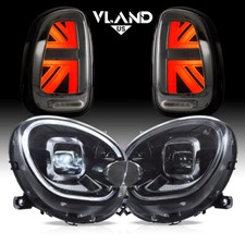 LED Headlights & Smoked LED Tail Lights For 2010-2016 Mini Cooper Countryman R60 picture