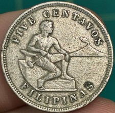 1903 Philippines 5 Centavos United States Administration 1st Year  picture