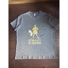 NWOT Gray Short Sleeve Tee with Yellow VINTAGE Graphic - Size XL picture