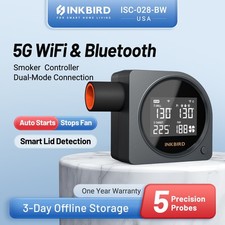 Bluetooth WiFi BBQ Smoker Fan Controller 2.4G/5G App Remote Control US Plug Oven picture