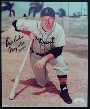 George Kell Autographed Auto Signed Inscribed Best Wishes HOF 83 8x10 Photo JSA picture