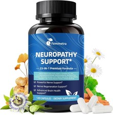 Nerve & Peripheral Neuropathy Support Supplement with 1200mg R-Alpha Lipoic A... picture