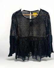 Anthropologie Maeve Alameda Women’s Blouse Size 10 Bell Sleeve Top NWT $118  picture